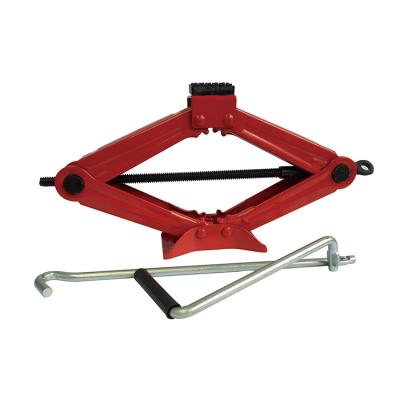 China 1 Ton Capacity Steel Car Scissor Jack Red AM-S001 455*420*235mm 19kg for sale