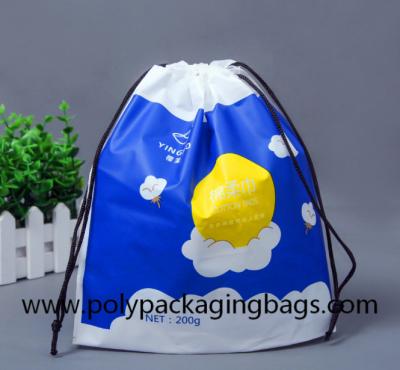 China draw string packaging small sport drawstring bag gift plastic drawstring bag for sale