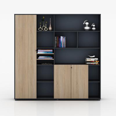 China (Size) Adjustable Wooden Irregular Modular Office Filing Cabinet For Manager Boss Office for sale