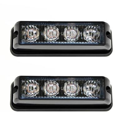 China High Power 4 LED Amber Waterproof 4W Car Truck Flash Light SL23 Strobe for sale