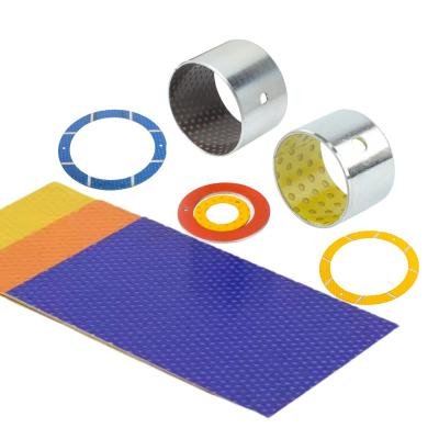 China Slide Paths PAS Bronze Bushing Material Wrapped POM Lined Bushings for sale