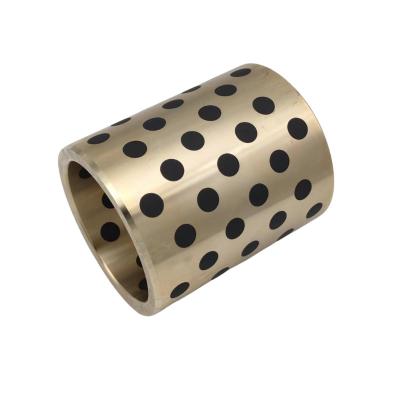 China Self Lubricating Graphite Plugged Oilless Die Bushings for sale