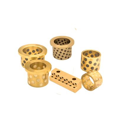 China Solid Lubricating Graphite Bronze Oilless Water Valves Bushing for sale