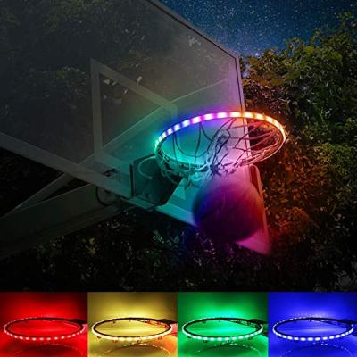 China Fashionable LED Basketball Rim Light Motion Sensor LED Basketball Hoop Lights for sale