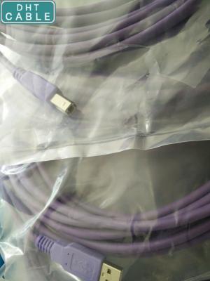 Cina Cavo della flessione di USB 2.0 di Pin di porpora 5 alto, diritto A al cavo diritto della flessione del rame di B in vendita