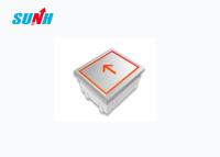 China Orange Licht-Aufzugs-Hall-Knöpfe, Aufzug knöpft herauf unten quadratische Form zu verkaufen