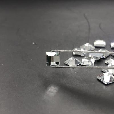 China Flatback C&Y Square Shape Large Nano Crystallized Austria Crystal White Nail Art Rhinestone for sale