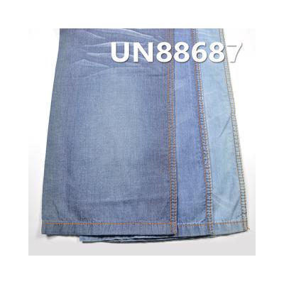China Good price breathable soft touch new design 100% cotton dobby denim fabric for shirt and summer dress for sale