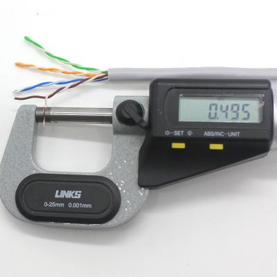 중국 24AWG UTP Cat5e CCA 선도자와 10/100Base-T 데이터 레이트 지원 판매용