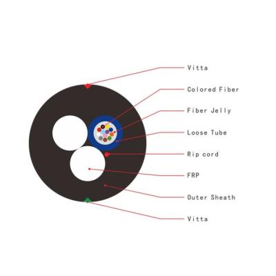 Chine MINI noyaux du câble optique 6 de fibre d'ADSS 12 noyaux 24 noyaux ASU80 ASU120 à vendre