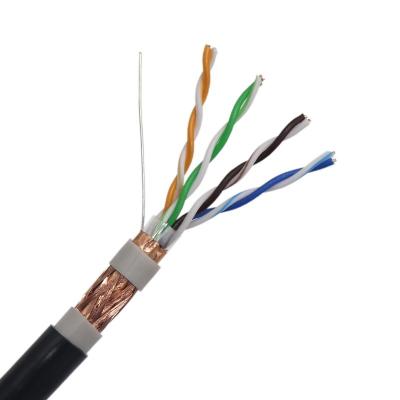 중국 4개 쌍 24awg CAT5E 이더네트 케이블 Sftp 네트워크 케이블 UV 저항하는 판매용