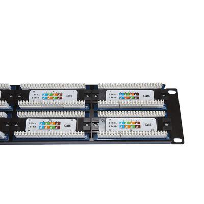 Китай 48 гаван 19 управление пульта временных соединительных кабелей CAT6 RJ45 сети дюйма 2U модульное продается
