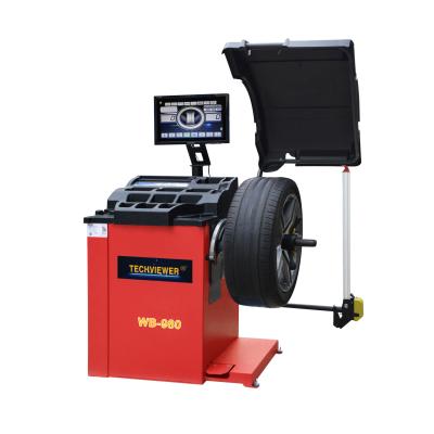 Chine 140RPM 19 le balancier de roue de voiture d'affichage à cristaux liquides de pouce HD/fatiguent l'équipement de équilibrage à vendre