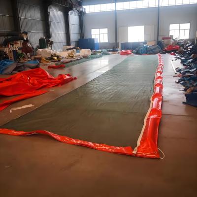China 20m Length per Unit Silt Curtain Rubber Material 25% Elongation for Performance for sale