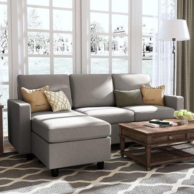 China New Product Hotel Linen Reclining Furniture Sofa Set Small Living Room Couch Sectional Couch for sale