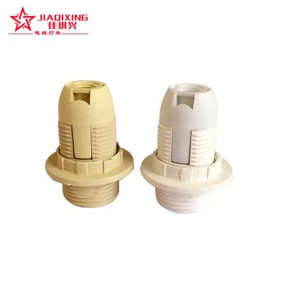 China Clip Type Plastic Lamp Socket Full Screw Or Half Screw Screw E14 E27 SAA CE VDE Body Or Clean for sale