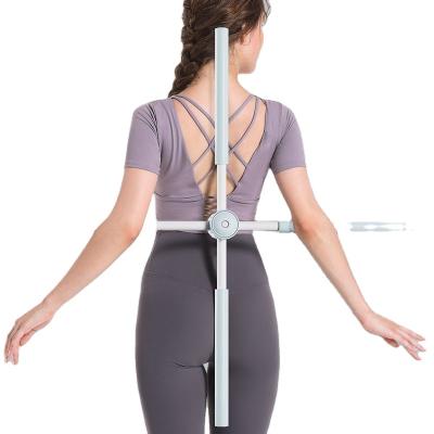China New Portable Arrive Weight Lifting Pilates Adjustable Yoga Bare Shoulder Stick Yoga Body Stick for sale