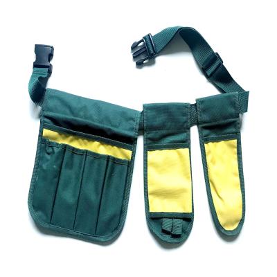 China 600D Oxford Green Garden Bags Professional Belt Writer's Combo Tool Bag for sale