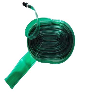 China Adjustable High Pressure Durable Green Garden Watering Hose With Sprayer Nozzle for sale