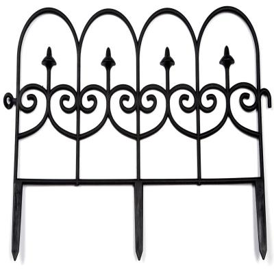 China European Plastic Type Waterproof Garden Fence Small Garden Fence Practical Garden Earth Fence for sale