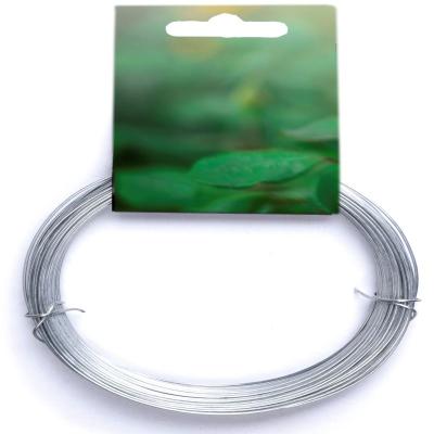 China 30 Meter Coil 1mm Diameter Factory Convenient High Level Twist Tie Galvanized Garden Wire Yard Tie for sale