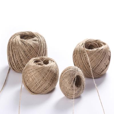 China High Strength Handwoven Decorative Rope Jute Wrapping Natural Canvas Decorative Rope for sale
