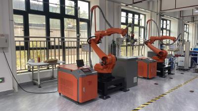 China Custom Automatic Fiber Laser Welding Machine With 6 Axis Robot Arm CE Certification for sale