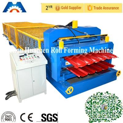 China Tipo popular rollo de la teja de techumbre del arco que forma la máquina con la función dos en venta