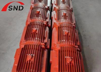 China OEM Grijzige gietijzeren onderdelen Motorhuis HT150 GGG20 Voor elektrische motorindustrie Rood schilderen Te koop
