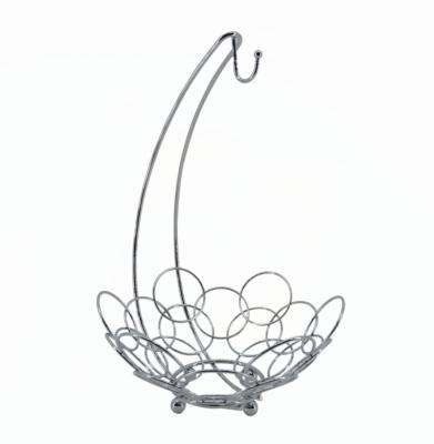 China Viable with hanging banana rack fruit display basket for sale