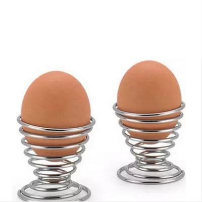 China Viable manufacturer Spiral Metal EGG HOLDER, egg cup holder for sale