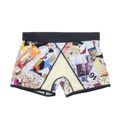 China Anti-Bacterial Wholesale Brave Person Mens Underwear Short Boxer Briefs Nylon Hot Sexi Photo Image Big Mens Underwear Fashion Men for sale