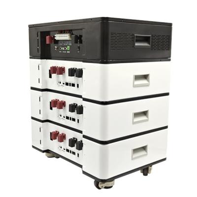 中国 51.2V 300Ah ソーラー ソリューション用の積み重ねられた家庭用リチウム蓄電池 販売のため