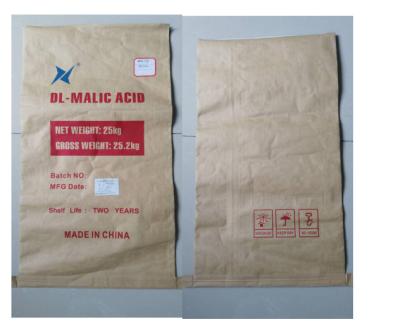 中国 食品等級の吸湿性の酸味の調整装置25kg/Bag Dlのリンゴ酸の粉 販売のため