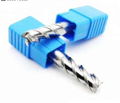 China Triple Flute High Performance Carbide End Mill for Aluminum Precision Tools Variable Helix Milling Cutter for sale