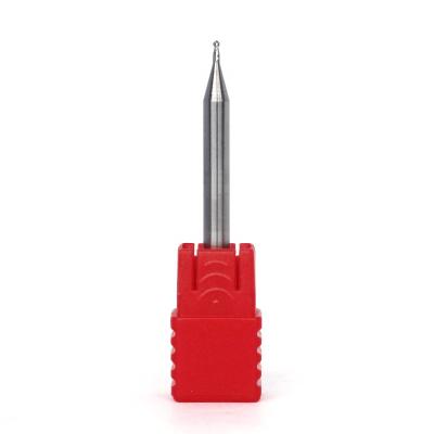 China HRC55 Solid Aluminium End Mill Ball Neus Type met 2 fluit Te koop