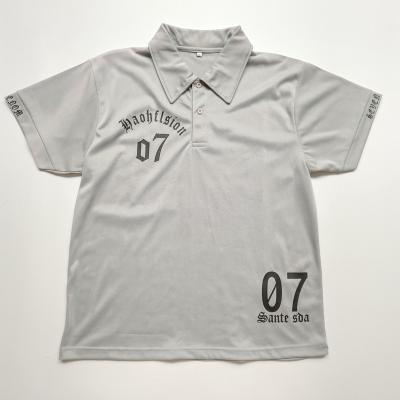 China Anti-wrinkle Short sleeve lapel T-shirt Digitlogo Cotton manufactures for men print men's polo shirts for sale
