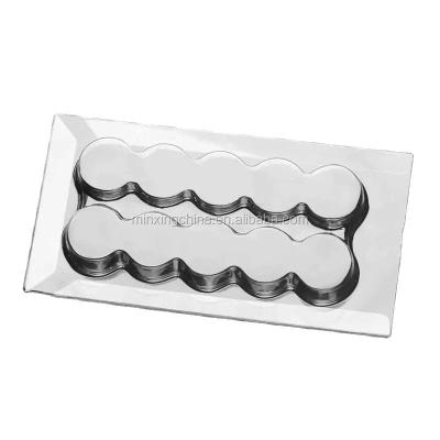 Chine PET/PVC/PS/PP Emballage en ampoules en papier coulissant à triple pliage sur mesure pour pièces de monnaie à vendre