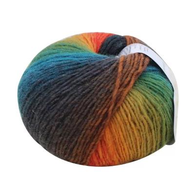 China Hand Knitting High quality 100% Merino Wool Yarn for Colorful Sweater and Scarf for sale