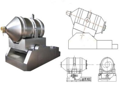Chine Mélangeur bidimensionnel industriel d'oscillation de malaxeur de la capacité de chargement 5L-5000L à vendre