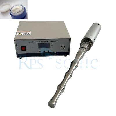 China Ultrasonic homogenizer emulsifier in different industrial usage with high amplitude sonotrode for sale