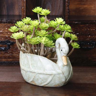 China Hot Sale Home Decor Eco-friendly Small Flower Mini Succulent Ceramic Plant Pots Artificial Flower Pot for sale