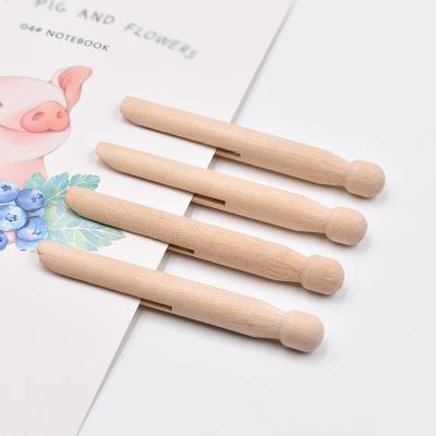 China Manufacturer Round Custom Hand Painted Special Wooden Peg Doll With Clips Unfinished Gnome Furniture Wholesale Estick Eco-Friendly Material Large for sale