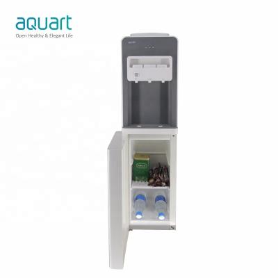 China Electronic Household Cooling Stagnant Water Dispenser With Storage Cabinet Normal Three Hot Cold Cold Water Cooler For Home for sale