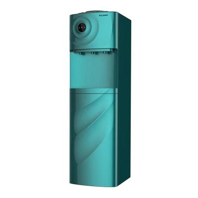 China Hotel Normal 3 Tap Water Dispenser Compressor Cooling Top Loading Fresh Hot Water Chiller For Home Office for sale