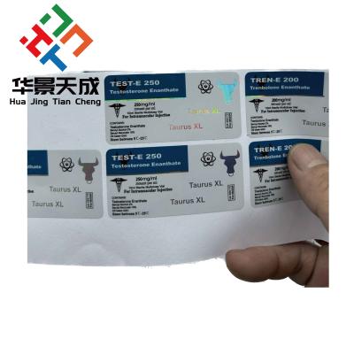 China Anabole sticker flacon etiketten met test A Te koop