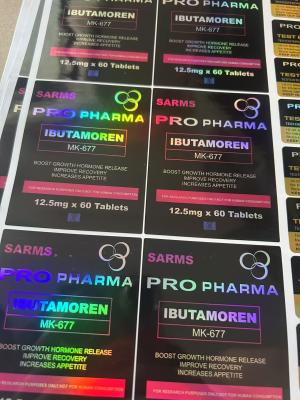 Chine MK600 Oral 60 comprimés Étiquettes Hologrammatériel U pour sacs à fermeture à glissière en aluminium à vendre
