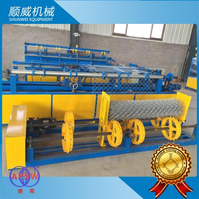 China 3m Curve / Twist Edge Chain Link Mesh Machine 2.5t Weight 5.5KW for sale