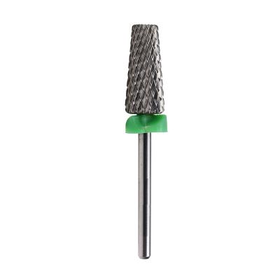 China 7.0mm Conical Desktop Carbide Nail Bit CMF CMF Acrylic Nail Cutter Bit Cross Cut Nail Drill Bit SC Cross Cut Nail Removal Bit for sale