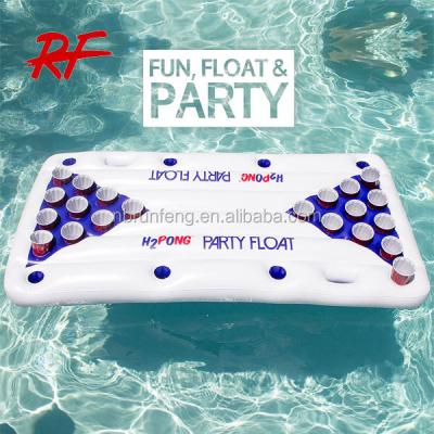 China Inflatable Pool Beer Pong Table, Inflatable Beer Pitch, Inflatable Beer Pitch Air Mattress for sale
